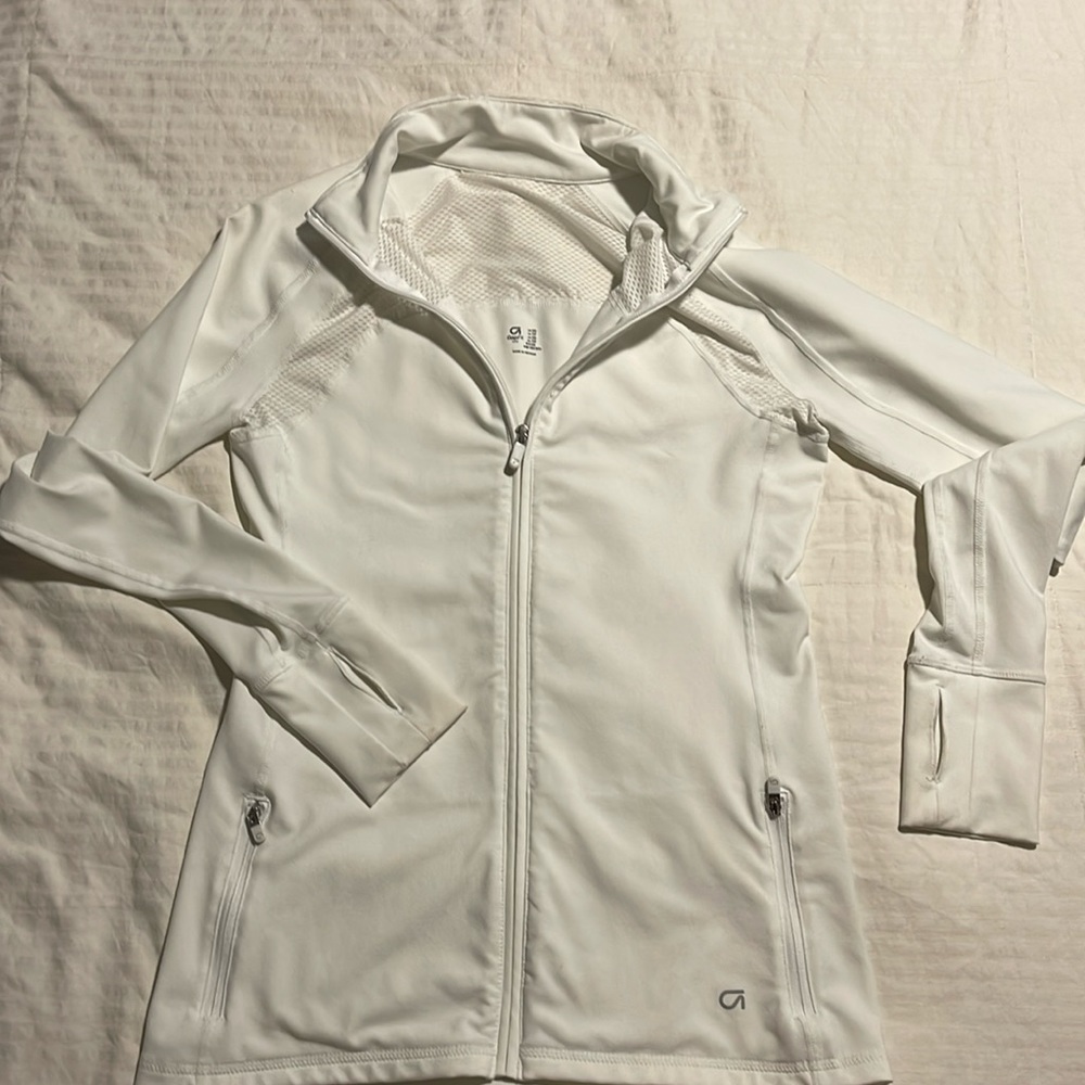 White Gap athletic jacket
